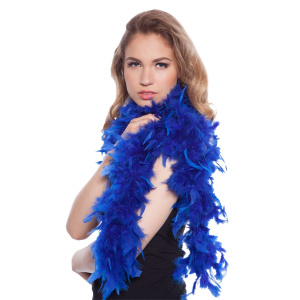 PREMIUM BLUE FEATHER BOA - 1.8M