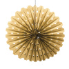 GOLD HANGING HONEYCOMB FAN - 45CM