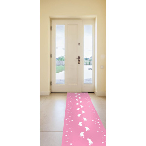 BABY SHOWER GIRL/PINK CARPET RUNNER - 2.5M