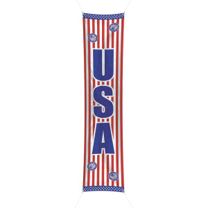 USA STARS & STRIPES GIANT HANGING BANNER - 3M