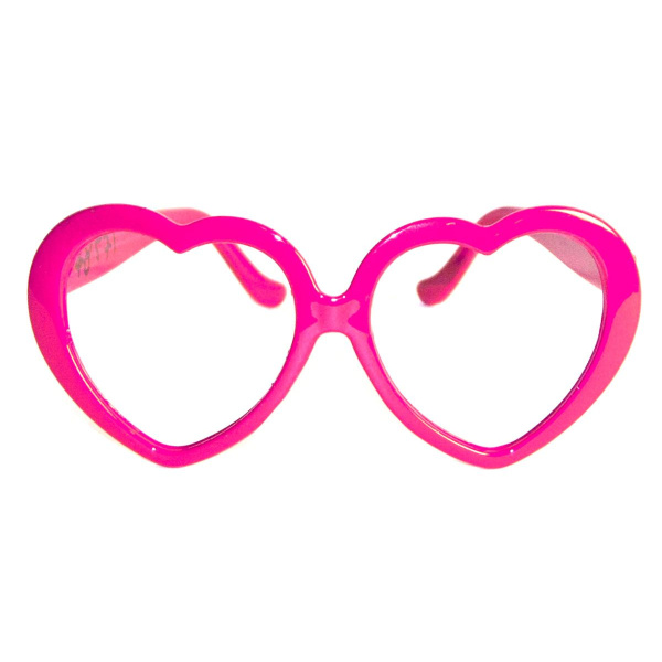 GLASSES PINK HEARTS