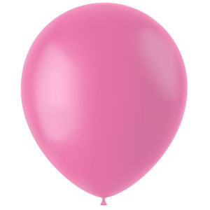 100 X ROSEY PINK MATT BALLOONS - 33CM