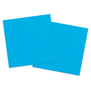 20 X BLUE NAPKINS - 33CM