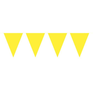 YELLOW MINI TRIANGLE BUNTING - 3M