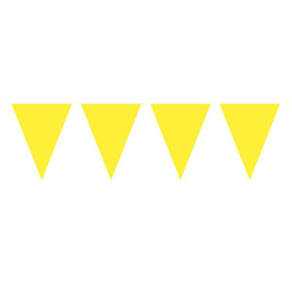 YELLOW MINI TRIANGLE BUNTING - 3M