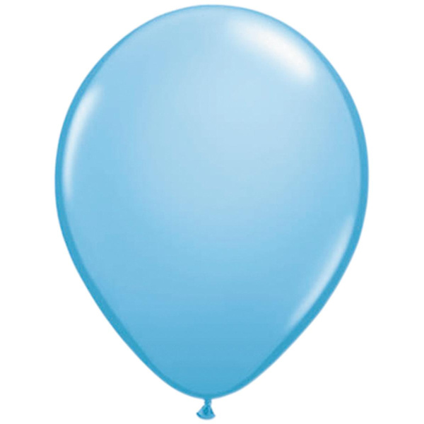 10 X LIGHT BLUE BALLOONS - 30CM