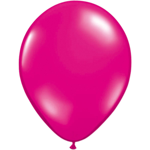 50 X MAGENTA BALLOONS - 30CM