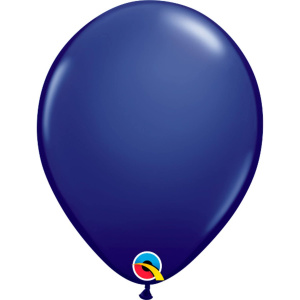 100 X NAVY BLUE BALLOONS - 28CM