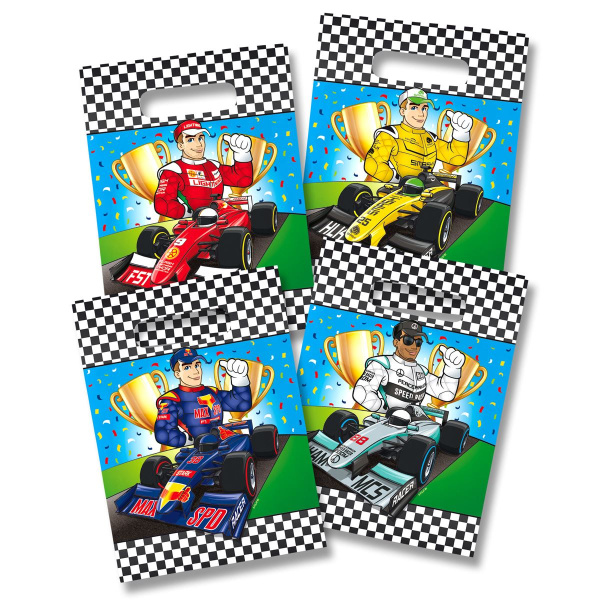 8 X FORMULA RACING GIFT BAGS