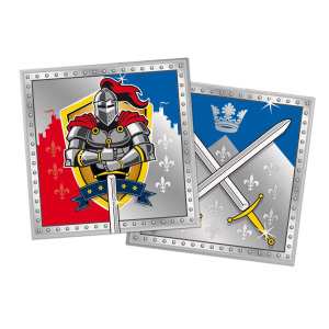 20 X MEDIEVAL KNIGHTS PARTY NAPKINS X 33CM