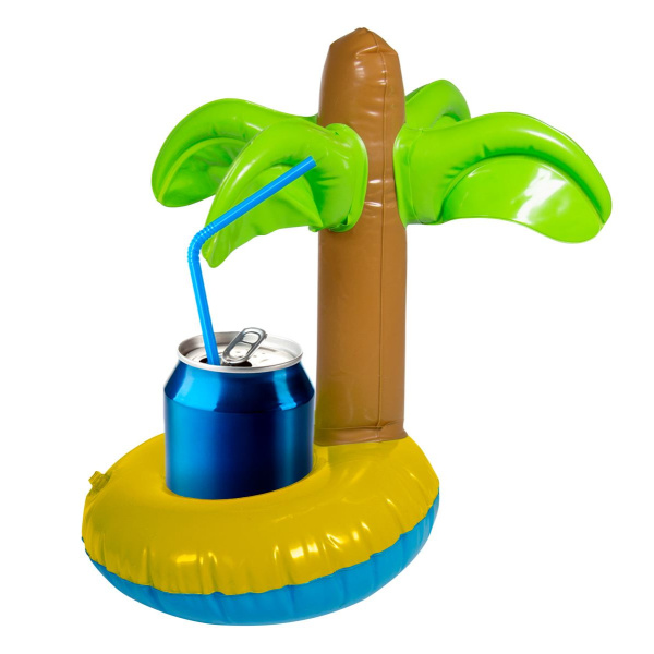 INFLATABLE PALM TREE CUP HOLDER - 60CM