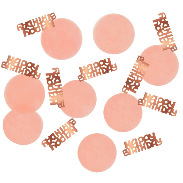 HAPPY BIRTHDAY LUSH BLUSH TABLE CONFETTI - 25G