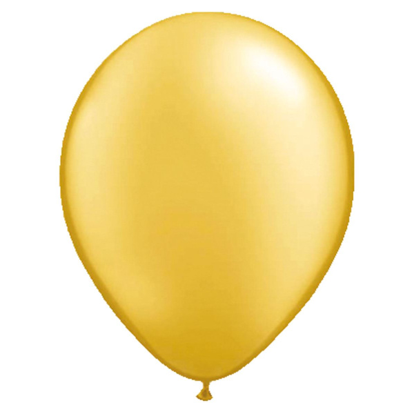 50 X GOLD METALLIC BALLOONS - 30CM