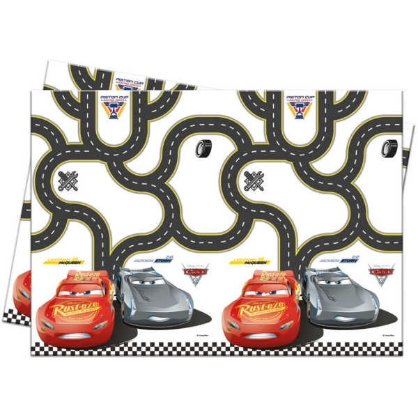 DISNEY CARS 3 TABLE CLOTH - 180CM X 120CM