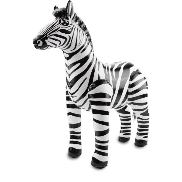 INFLATABLE ZEBRA - 60CM X 55CM