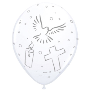 8 X HOLY COMMUNION BALLOONS - 30CM