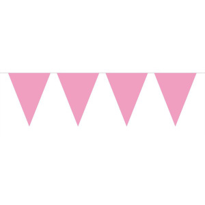 BABY PINK MINI TRIANGLE BUNTING - 3M