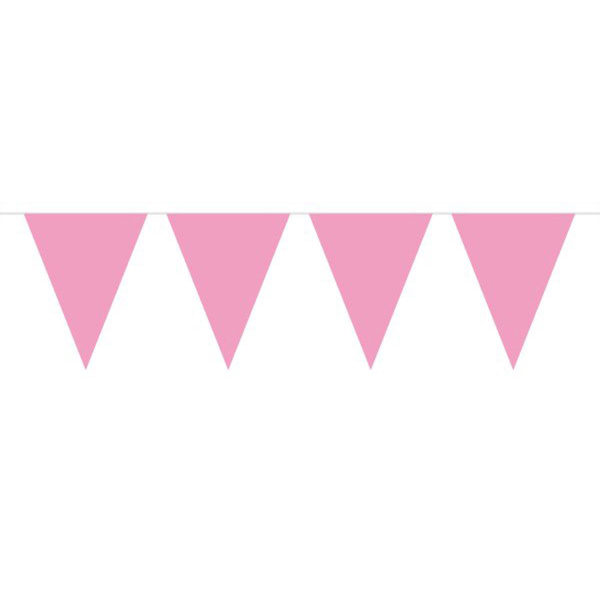 BABY PINK MINI TRIANGLE BUNTING - 3M