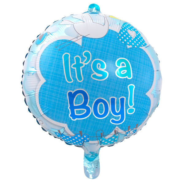 IT'S A BOY! FOIL BALLOON - 43CM