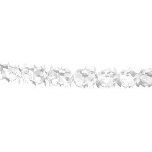 WHITE HOKU PAPER GARLAND - 6M