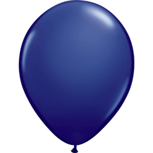 100 X NAVY BLUE BALLOONS - 13CM