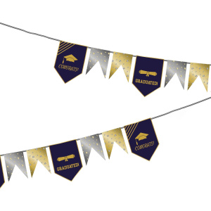 CONGRATS GRADUATION PENNANT BANNER - 6M