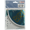 GOLD & TEAL 'HAPPY BIRTHDAY' FOIL BALLOON - 45CM