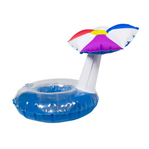 FLOATING PARASOL UMBRELLA INFLATABLE DRINK HOLDER