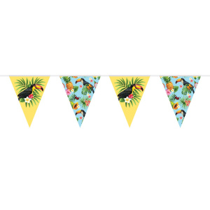 TROPICAL TOUCAN PARTY BUNTING - 10M