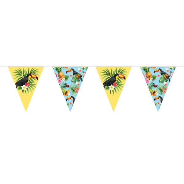 TROPICAL TOUCAN PARTY BUNTING - 10M