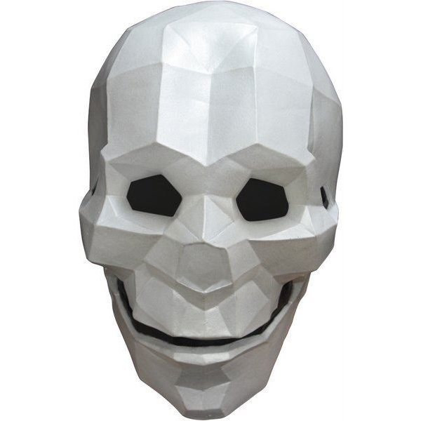 LOW POLY ART SKULL HEAD MASK