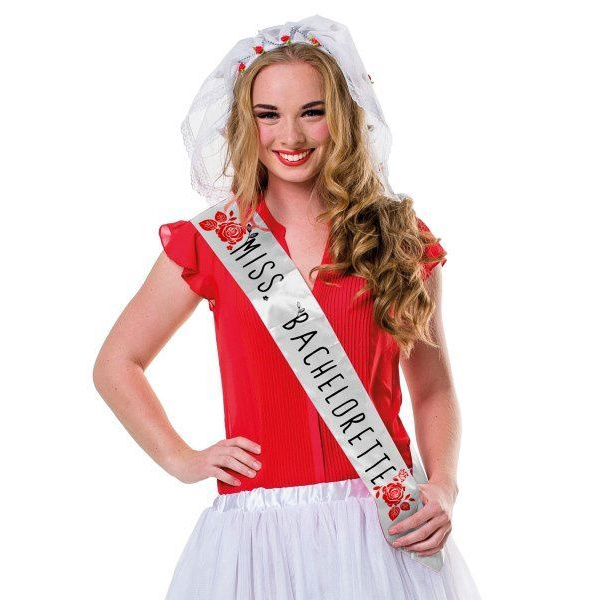 HEN PARTY BRIDES SASH MISS BACHELORETTE