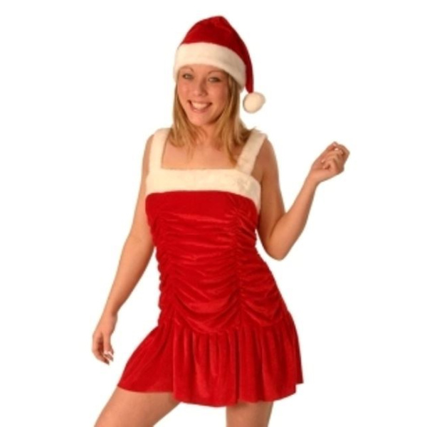 SANTA MISS VELVET DRESS