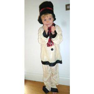 SNOWMAN CREAM SUIT SMALL CHILDREN