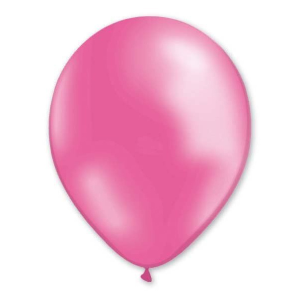 BALLOON METALLIC 13CM PINK X1000