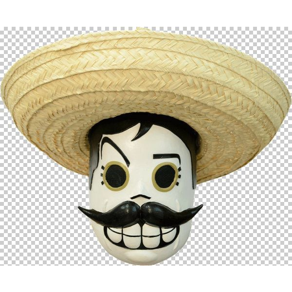 MEXICAN CALAVERITAS HEAD MASK