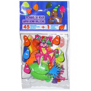 BALLOON WATER 45 IN PACKET + MINI PUMP