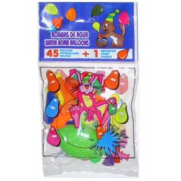 BALLOON WATER 45 IN PACKET + MINI PUMP