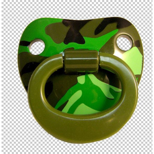 BABY PACIFIER BILLY BOB GREEN CAMO WITH