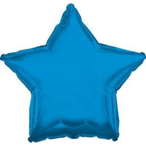 BALLOON FOIL - STAR METALLIC BLUE ROYAL