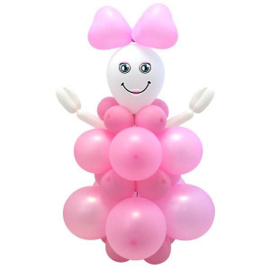 BALLOON KIT NEW ARRIVAL BABY GIRL