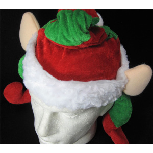 HAT ELF WITH LEGS AND EARS RED/GREEN