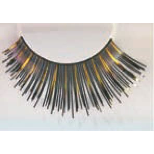 EYE LASHES FUN BLACK & GOLD