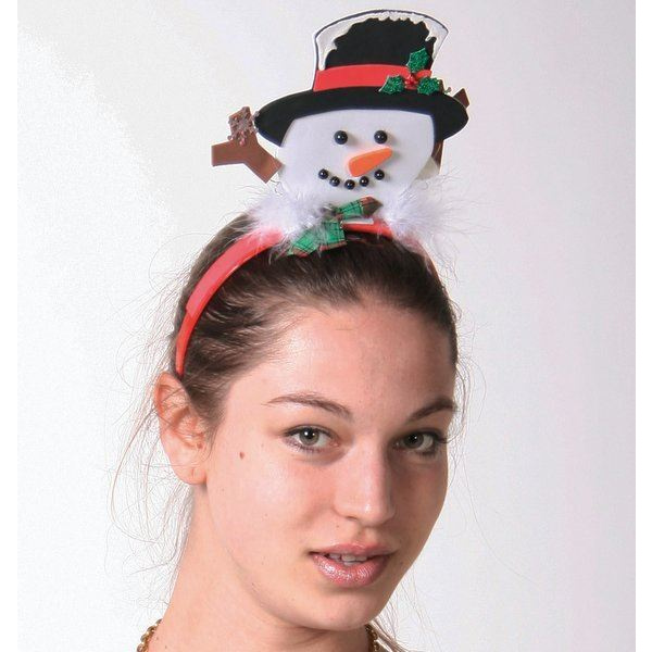 TIARA SNOWMAN HEADS FELT