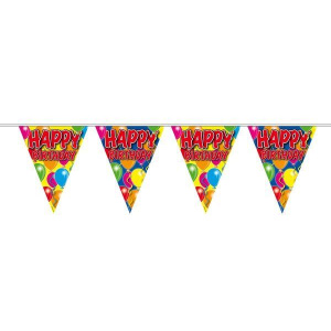 HAPPY BIRTHDAY BUNTING  BIRTHDAY BALLOON DESIGN BUNTING 10MTRS