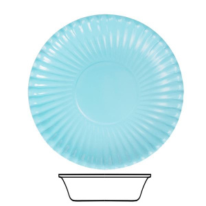 BOWLS CARD 15CM LT BLUE 10'S