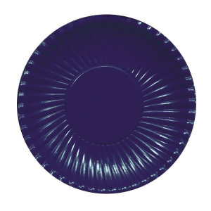 PLATES CARD 18CM BLUE 10'S