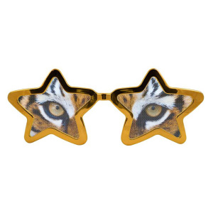 GLASSES TIGER EYES STARSHAPE XXL