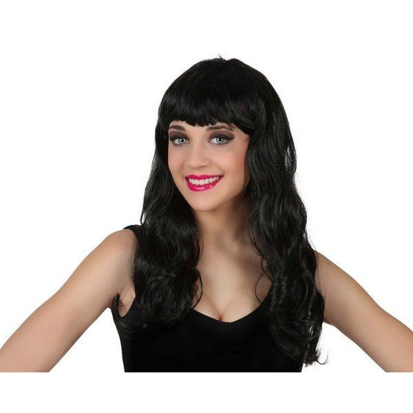 WIG LONG WITH FRINGE BROWN