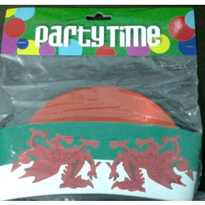 HAT CARD FLAG WITH PEAK WALES 5'S